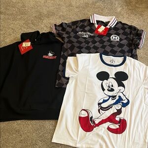 Aeropostale Disney Tee Shirt Jersey and Hoodie Combo
